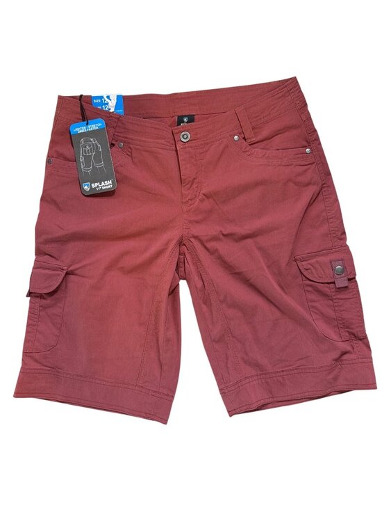 Kuhl Pants - NWT Kuhl Splash 11” Inseam Cargo Shorts Rust Women’s 10/12 UPF50 MSRP$70